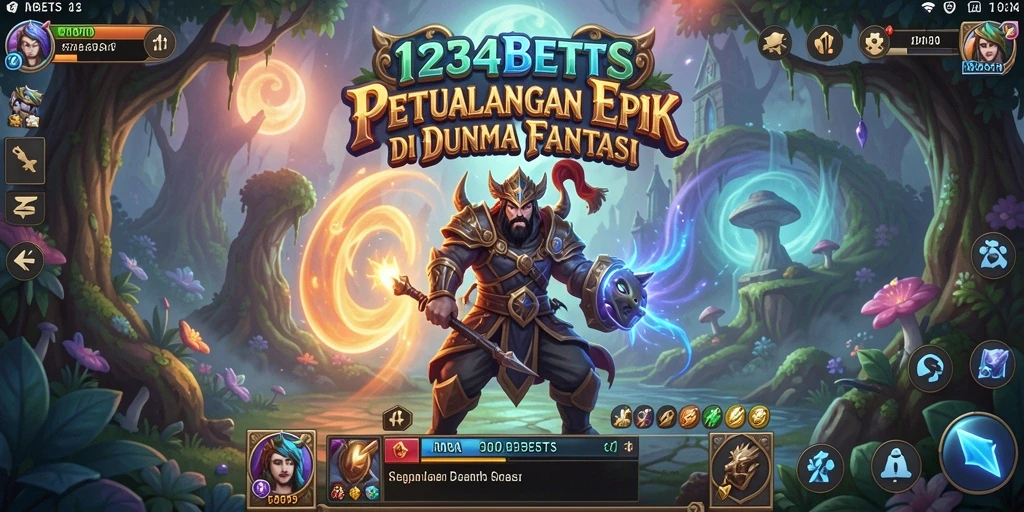 Tampilan gameplay seru dalam 1234BETS yang menghadirkan aksi RPG nyata.
