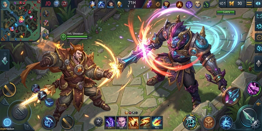 Tampilkan aksi seru dalam gameplay 71H yang intens.