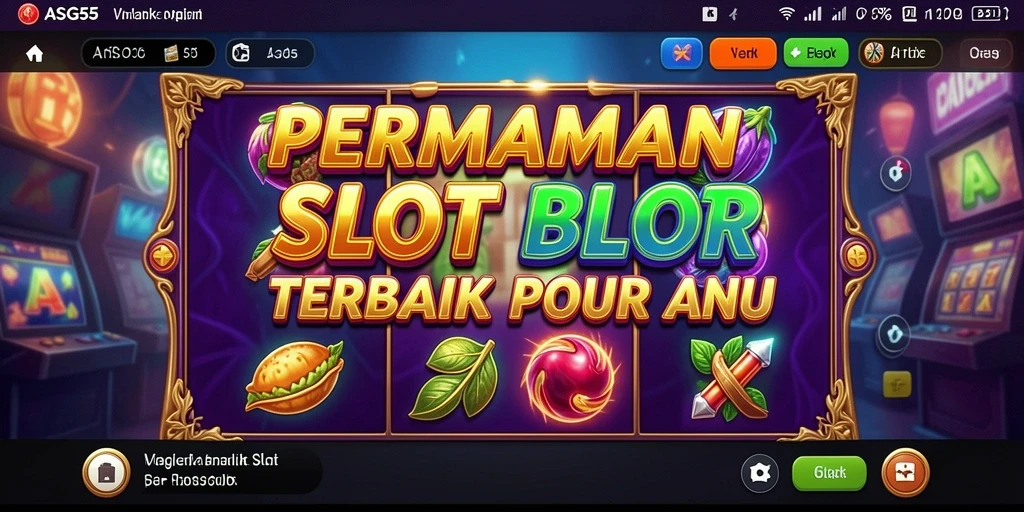 Menampilkan momen seru dalam gameplay Slot ASG55.