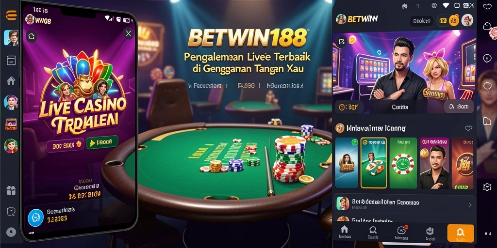 Tampilan gameplay Live Casino BETWIN188 yang mengesankan dan mendebarkan.