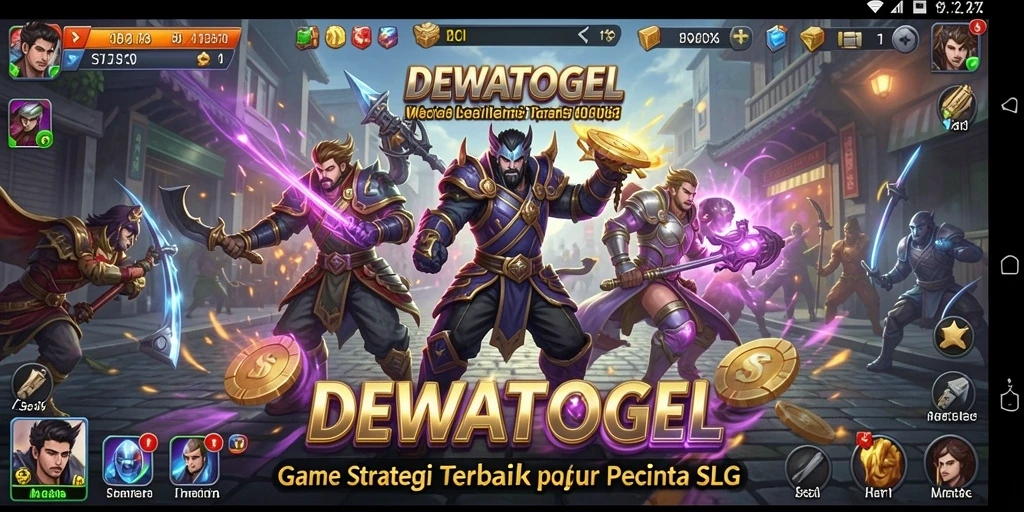 Tampilan gameplay strategis DEWATOGEL yang menarik.
