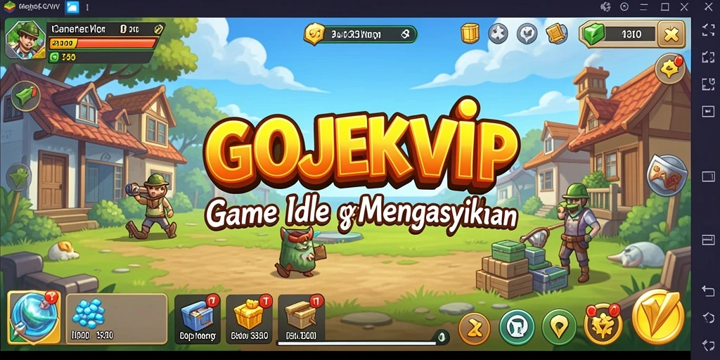 Tampilan gameplay GOJEKVIP yang menarik dan interaktif.
