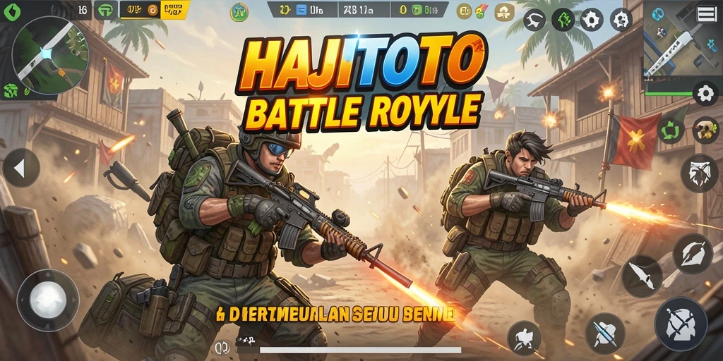 Tangkapan layar menunjukkan pertempuran intens di <strong>HAJITOTO</strong>.