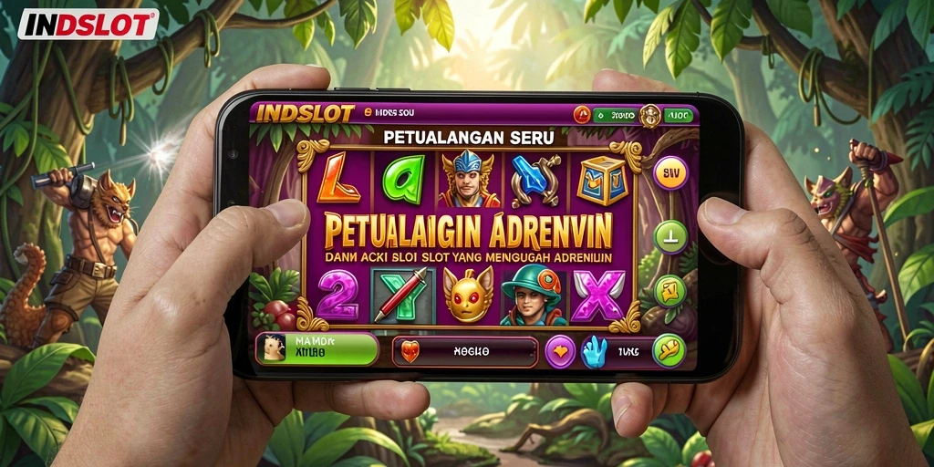 Tangkapan layar menampilkan aksi mendebarkan dari gameplay INDSLOT.