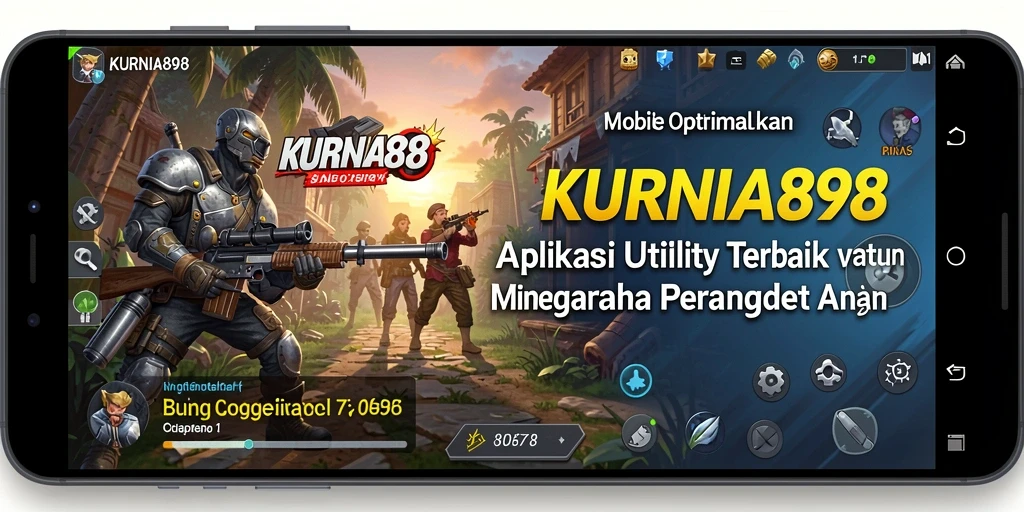 Tangkapan layar KURNIA898 menunjukkan fitur optimasi kinerja perangkat.