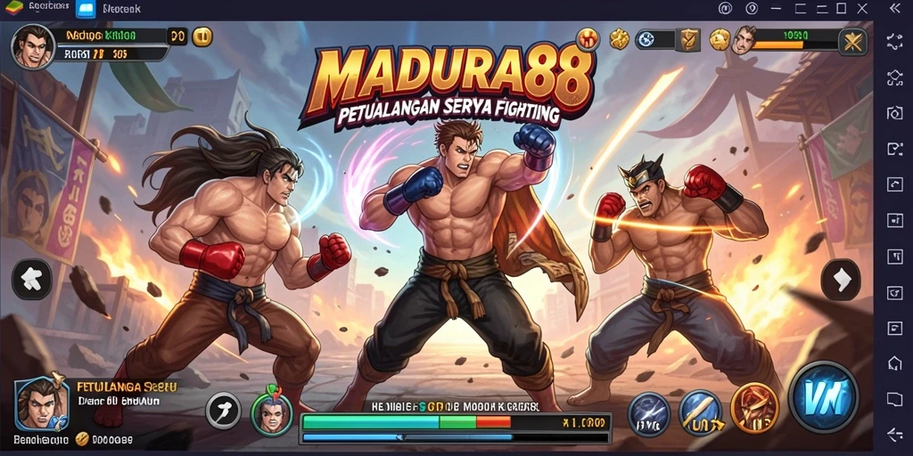 Tampilan menegangkan saat bertarung di MADURA88.