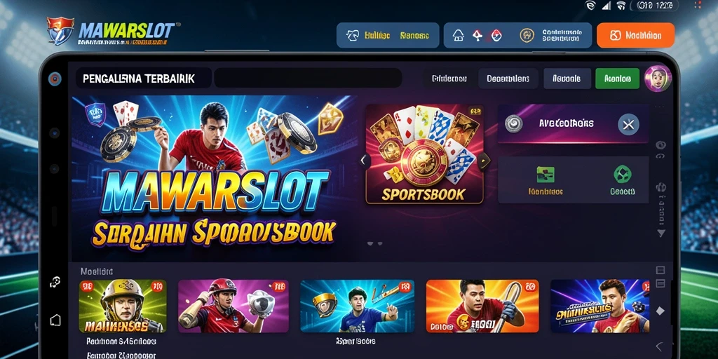 Tampilan gameplay MAWARSLOT yang menarik dalam taruhan olahraga.