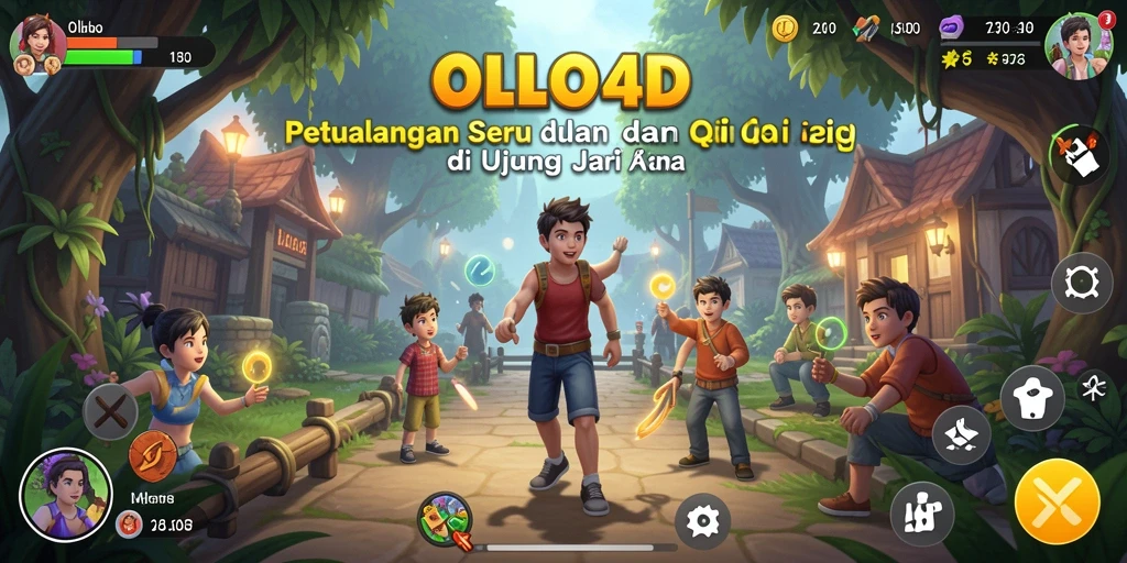 Gameplay seru QiuQiu di OLLO4D.