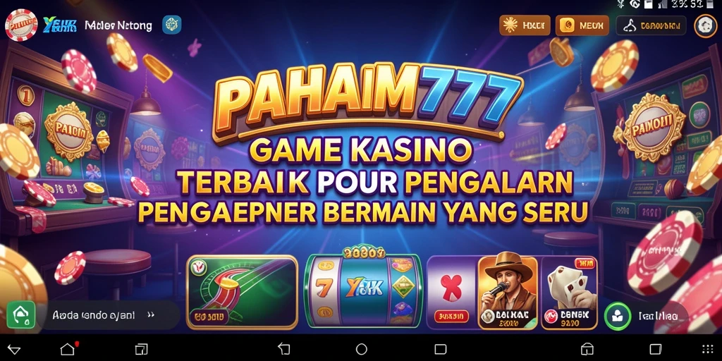 Tampilan screenshot PAHAM777 menunjukkan suasana kasino yang seru dan menarik.