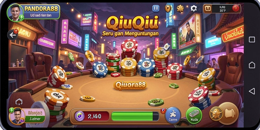 Gambaran gameplay QiuQiu yang seru di PANDORA88.