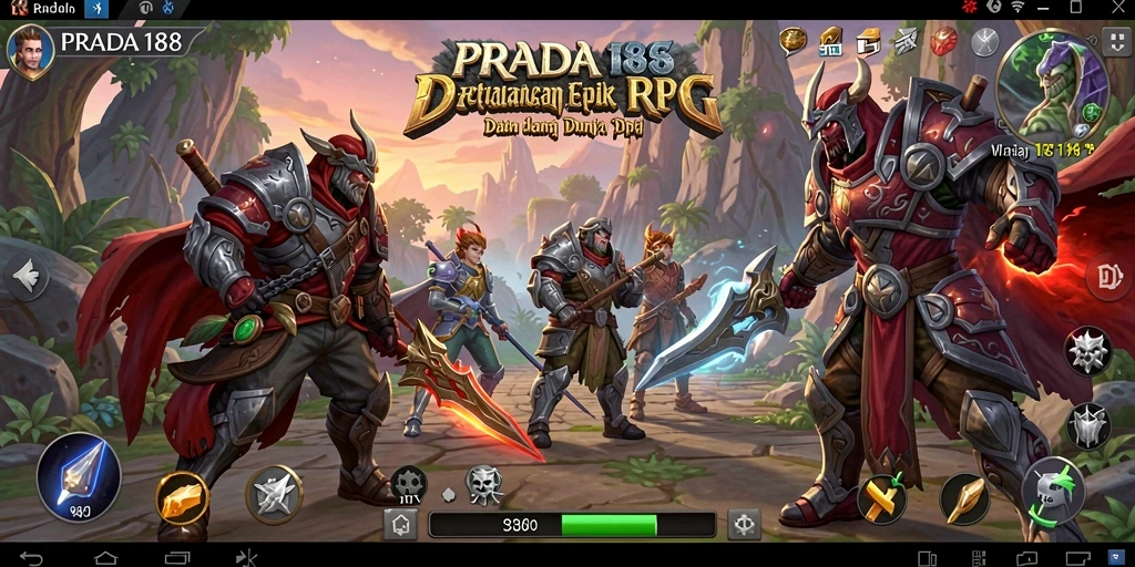 Gameplay RPG yang seru dan mendebarkan di PRADA188.