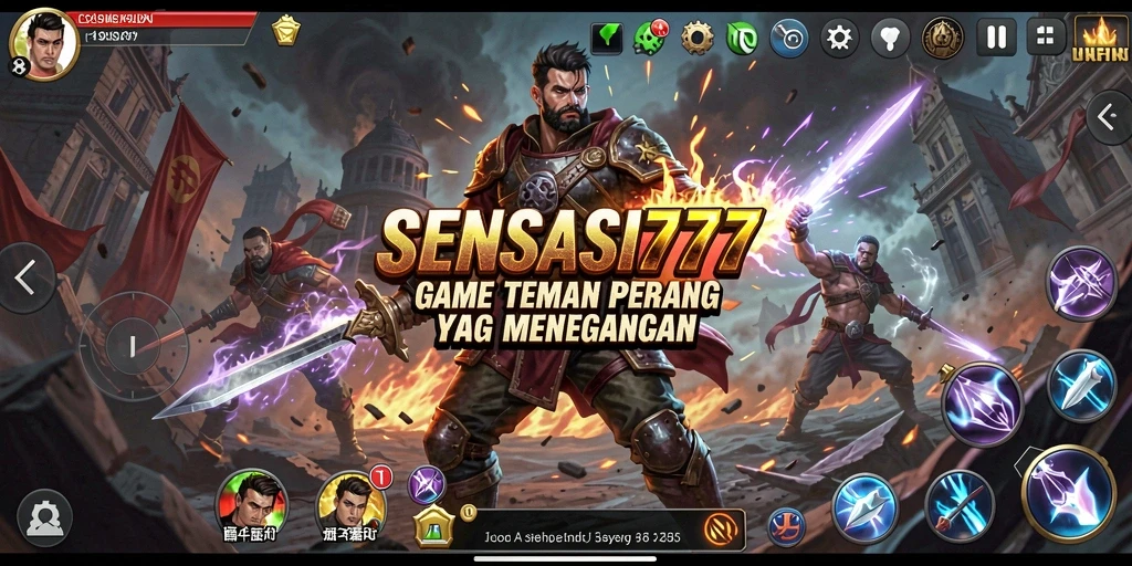 Tangkapan layar gameplay SENSASI777 yang penuh aksi dan strategi.