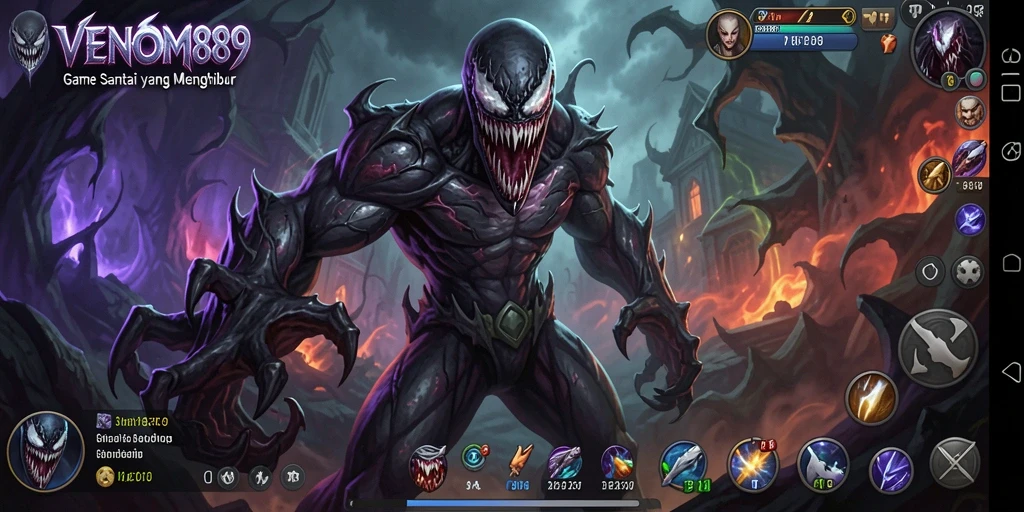 Tampilan gameplay menyenangkan di <strong>VENOM889</strong> dengan grafis yang cerah.